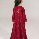 Embroidered Kali Dar With Straight Pants (EFW-17)