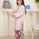 Emb Kameez With Printed Shalwar (DGKS-232)