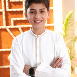 Kurta With Embroidery & Trousers (MSFBSK-861)