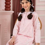 Chikankari Kali Dar Kurta With Contrast Colored Sharara. (ESFW-01)