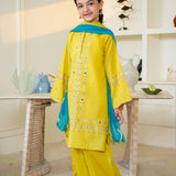 Embroidered Kameez, Trouser & Dupatta (GSK-627)