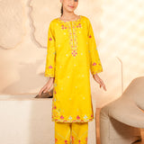 Embroidered Shirt With Loose Embroidered Bottom (RGKS2-08)