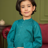 Boys Teal Kurta (KZ-541)