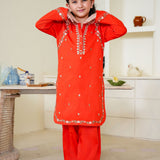 Embroidered Kameez & Balloon Shalwar (GSK-648)