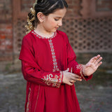Embellished Kameez Gharara & Dupatta (GPW-1180)