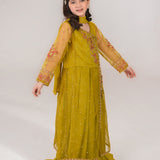 Embroidered Angrakha With High Waisted Lehenga And Dupatta. (EFW-03)