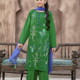 Embroidered Long Shirt With Bootcut Pants (GPW2-05)