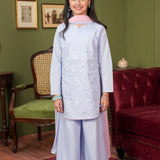 Embroidered Kameez Plazo With Dupatta (GSK-594)