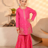 Embroidered Shirt And Gharara (DGKS-216)