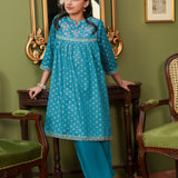 Embroidered Kameez With Trousers (RGKS-35)