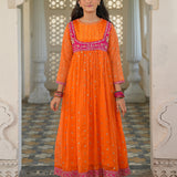 Embellished Jacket Attached With Flared Kameez & Trousers (GPW-S1196)