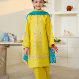 Embroidered Kameez, Trouser & Dupatta (GSK-627)