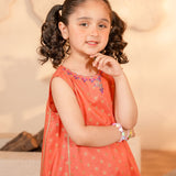 Embroidered Kurti With Shalwar & Separate Sleeves (RGKS-42)