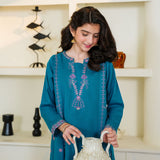 Embroidered Rangeen Kurti & Trouser (RGKS-52)