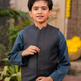 Kurta, Waistcoat & Trousers (FBSKW-889)