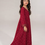 Embroidered Kali Dar With Straight Pants (EFW-17)