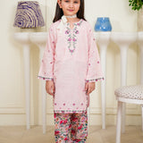 Emb Kameez With Printed Shalwar (DGKS-232)