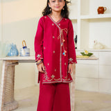 Embroidered Angrakha With Trousers (GSK-649)
