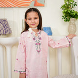 Emb Kameez With Printed Shalwar (DGKS-232)