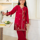 Embroidered Angrakha With Trousers (GSK-649)