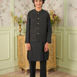 Kurta, Trousers & Waistcoat (MSFBSKW-934)