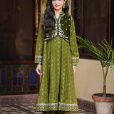 Embellished Jacket With Flared Kameez & Trousers (GPW-1198)