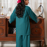 Embroidered Kurti With Trousers (RGKS-31)