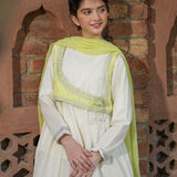 Emb Kotti/Flared Panel Frock/Loose Trouser & Dupatta (GPW2-20)