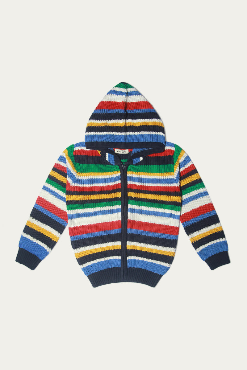 FRONT OPEN SWEATER WITH HOOD (IBMMS-030)