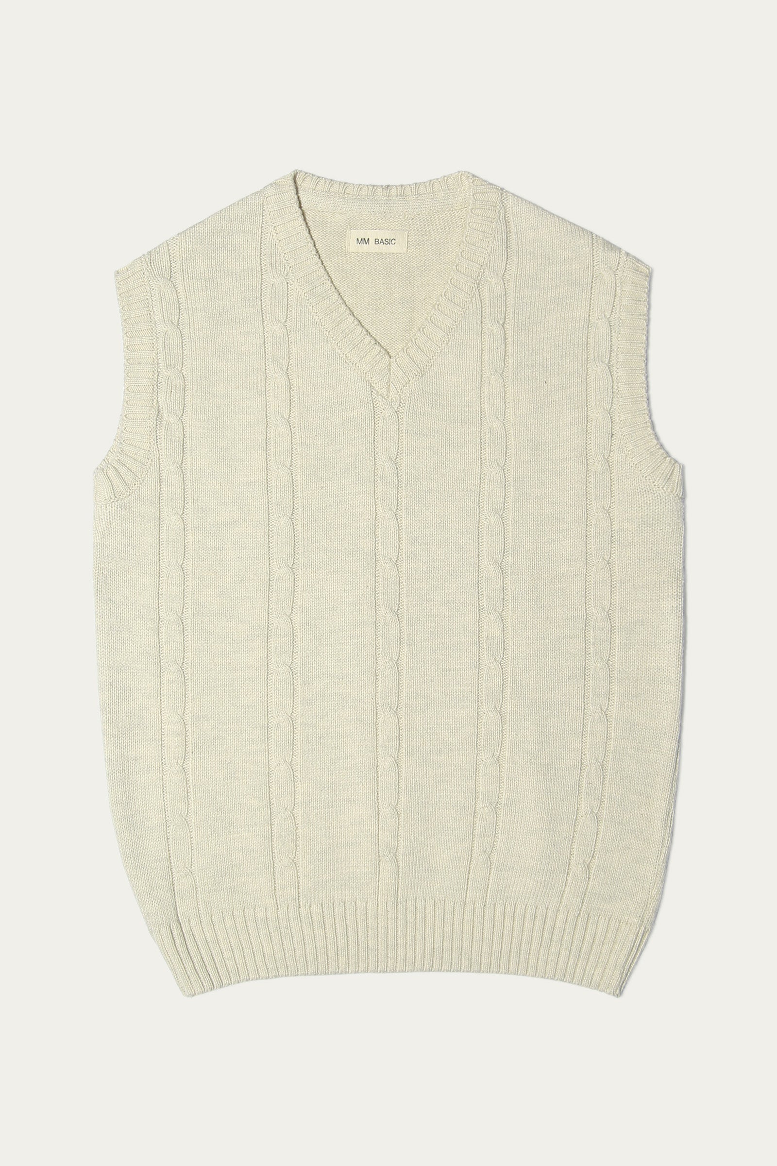 Sleeveless sweater (MSBASIC-SL-02)