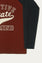 RAGLAN GRAPHIC WAFFLE T-SHIRT (SSBK-1484)