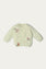 Raglan Sleeve Crew Neck Buttoned Cardigan Sweater with Pocket & Hand work (IGMMS-031)