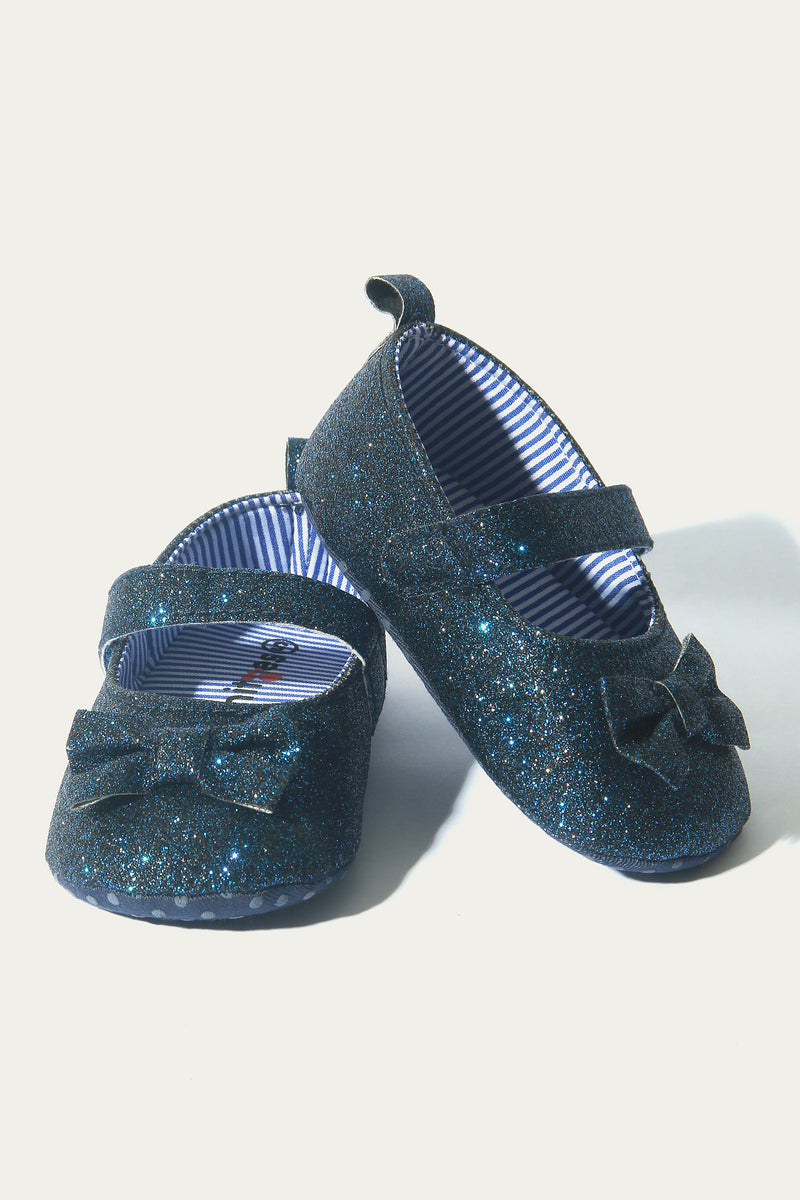 Marry Jane Shoes - Soft Mix | Blue - Best Kids Clothing Brands In Pakistan Online|Minnie Minors