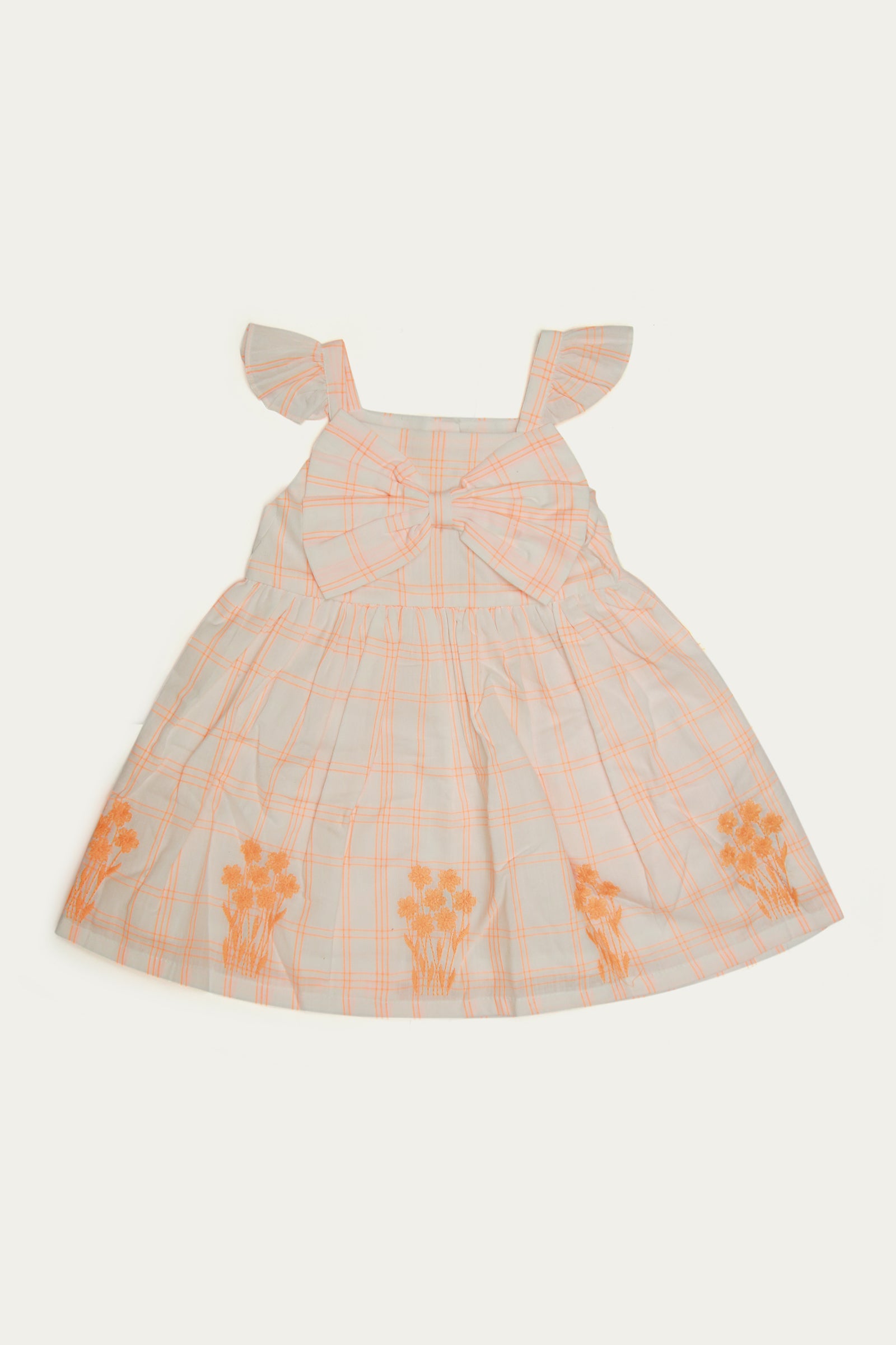 Embroidered Frock with Diaper Cover (IF-388)
