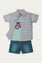 Graphic T-Shirt with Shorts and Shirt (IDTSS-032)