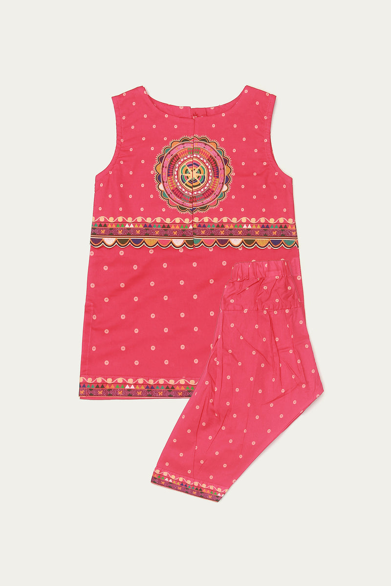 Digital Printed Kameez Shalwar (ISK-202)