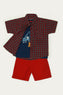 Graphic T-Shirt with Shorts and Shirt (ITTSS-031)