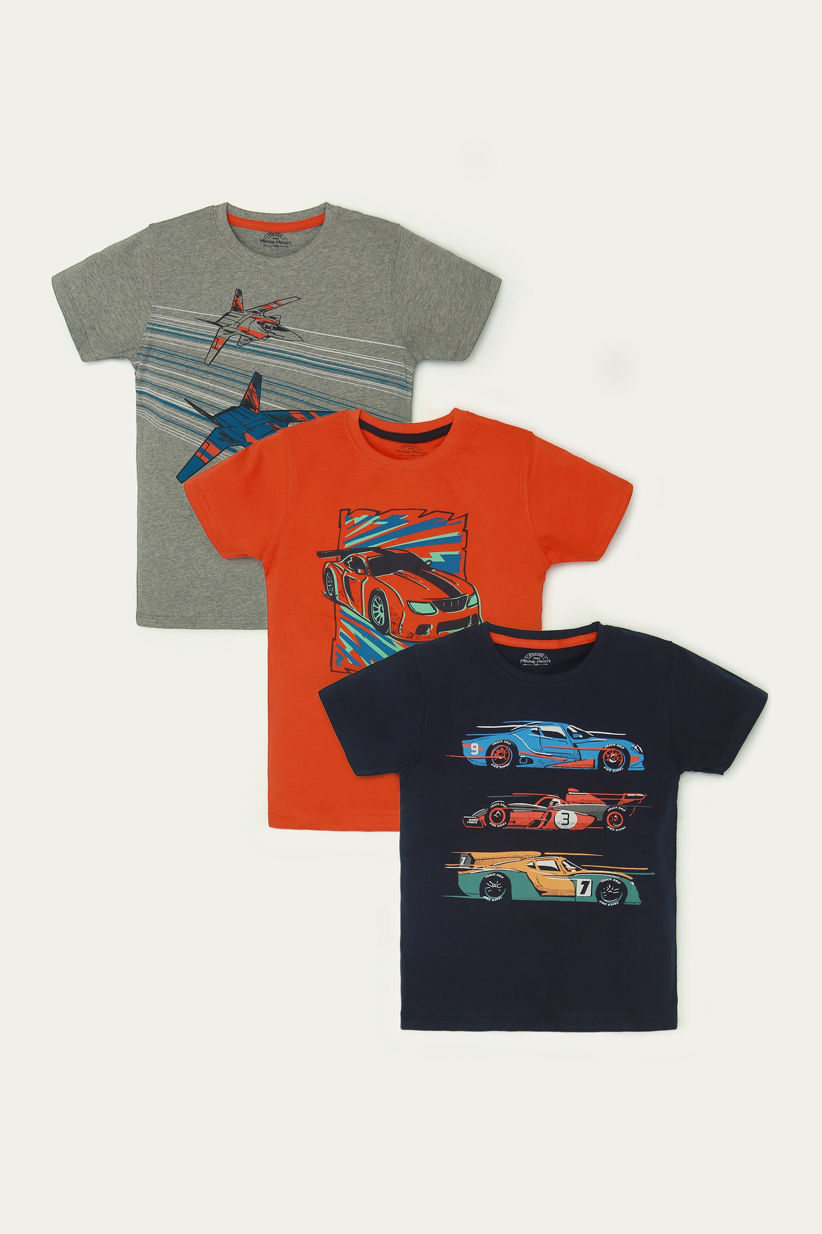 GRAPHIC T-SHIRTS (PACK OF 3) (BKTPJ-023)