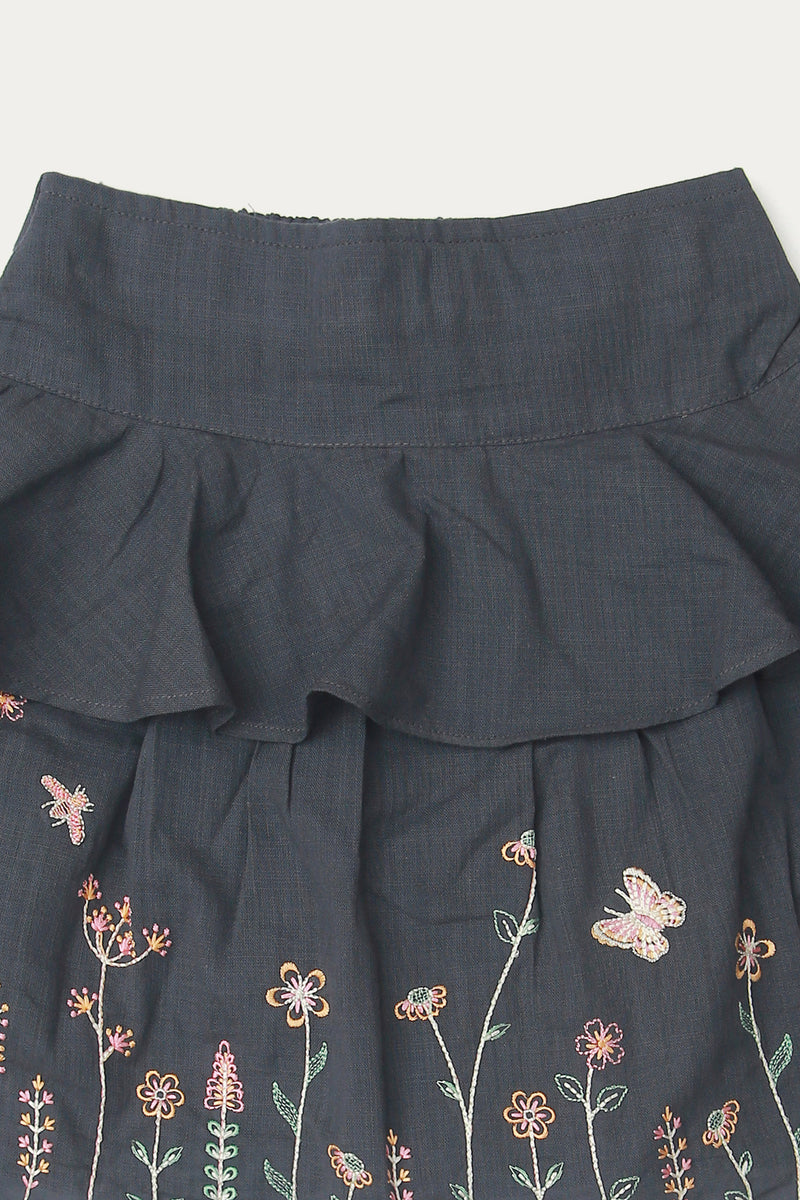 Embroidered Skirt (BS-257)