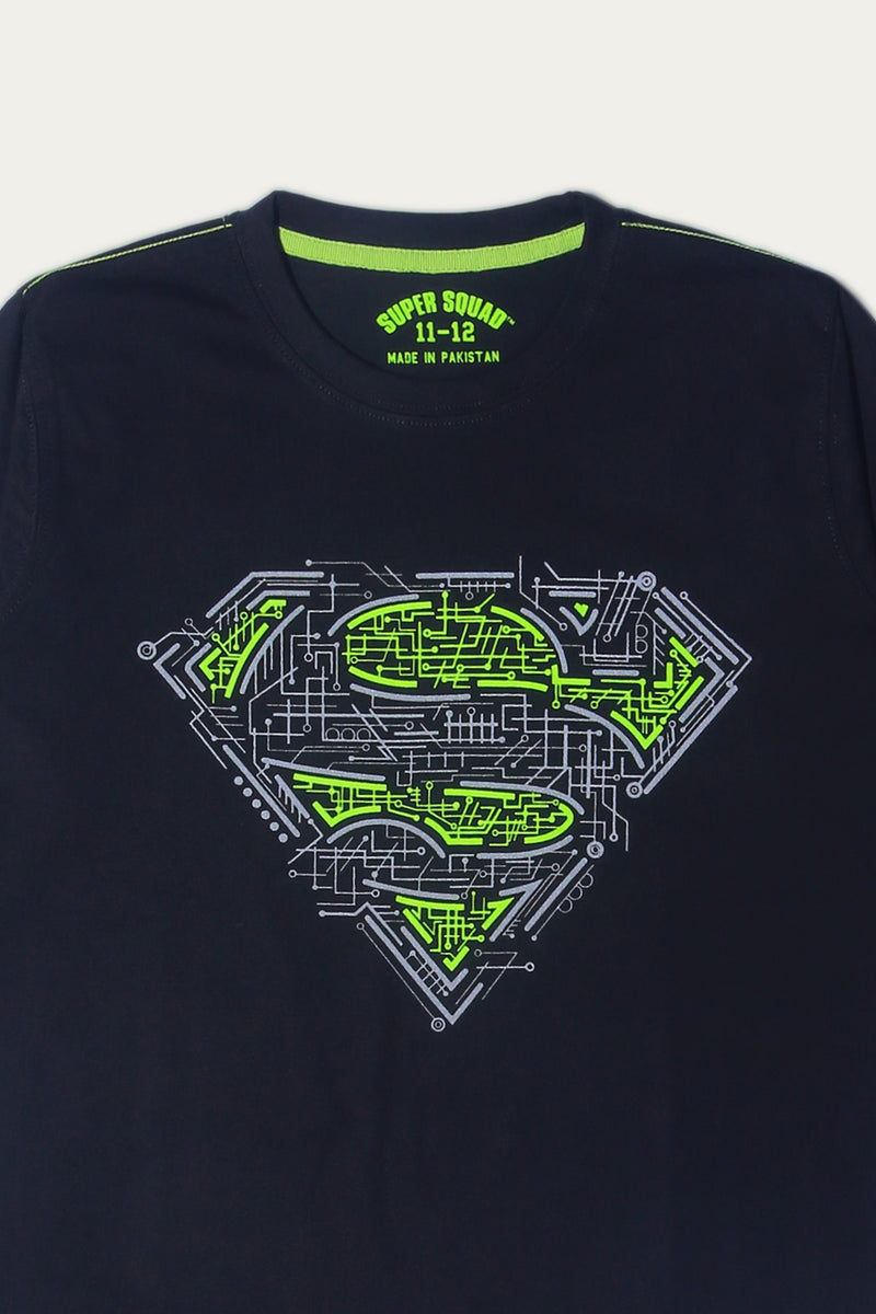 LONG SLEEVE GRAPHIC CREW NECK T-SHIRT (SSBK-1485)