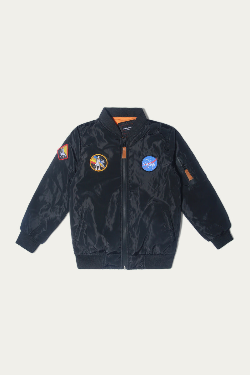 JACKET WITH RIB COLLAR (BWJ-027)