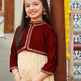 Embellished Jacket Kameez & Sharara (GPW-1042)