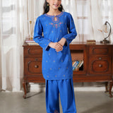 Embroidered Rangeen Kurti With Shalwar (RGKS-33)