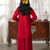 Embroidered Rangeen Kurti Plazo Trousers (RGKS-30)