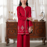 Embroidered Rangeen Kurti Plazo Trousers (RGKS-30)