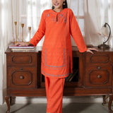 Embroidered Kurti With Trousers (RGKS-28)