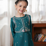 Embroidered Rangeen Kurti Trousers (RGKSM-06)