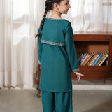 Embroidered Rangeen Kurti Trousers (RGKSM-06)