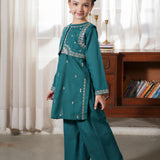 Embroidered Rangeen Kurti Trousers (RGKSM-06)
