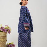 Printed Frock With Loose Trousers (DGKSB-94)